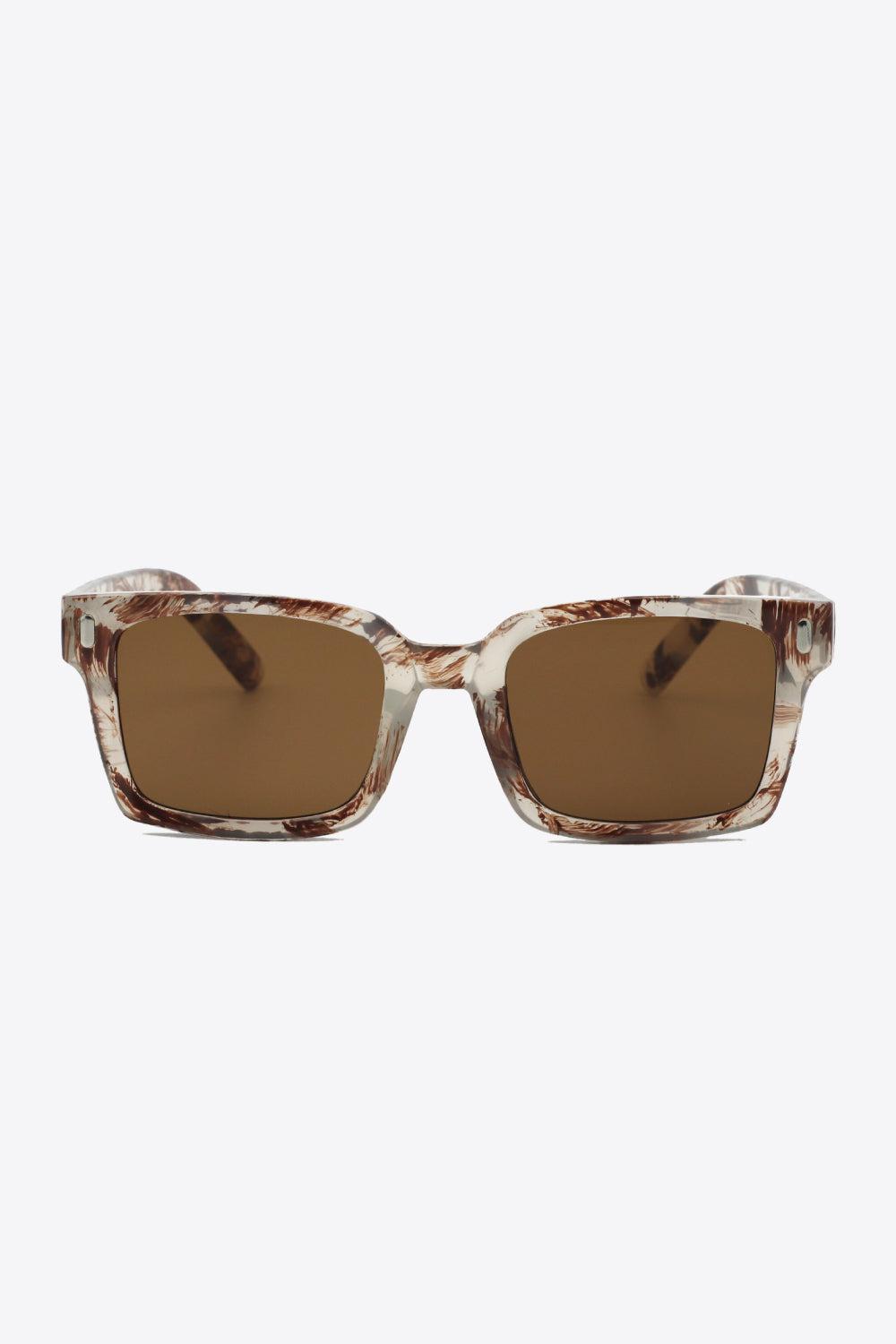 UV400 Polycarbonate Square Sunglasses BLUE ZONE PLANET