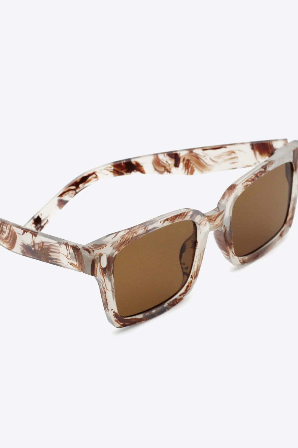UV400 Polycarbonate Square Sunglasses BLUE ZONE PLANET