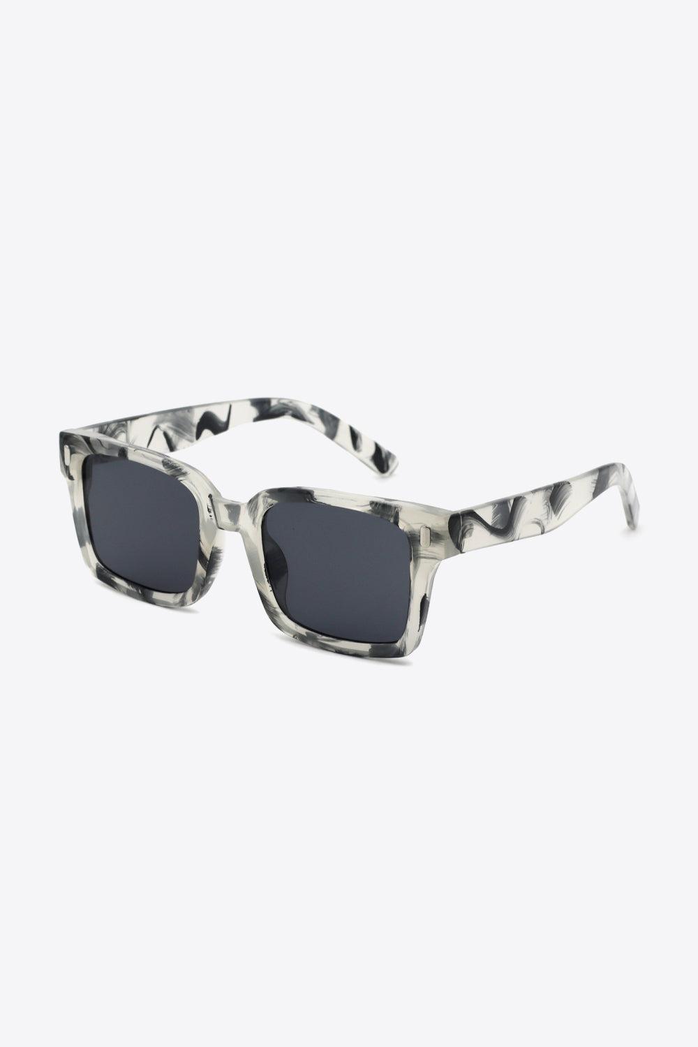 UV400 Polycarbonate Square Sunglasses BLUE ZONE PLANET