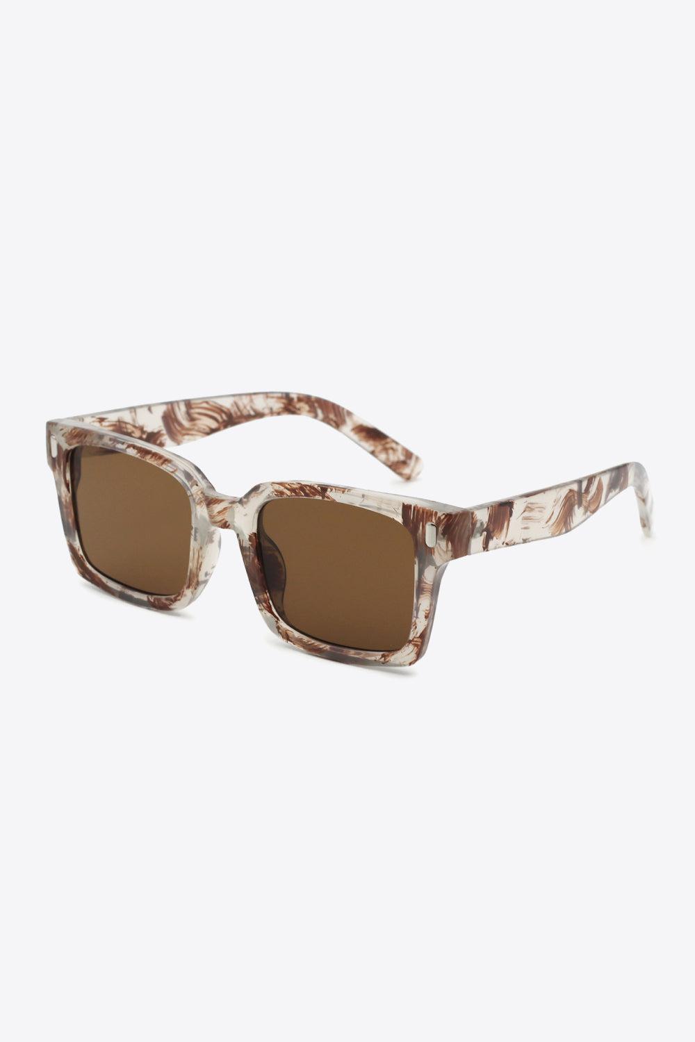 UV400 Polycarbonate Square Sunglasses BLUE ZONE PLANET