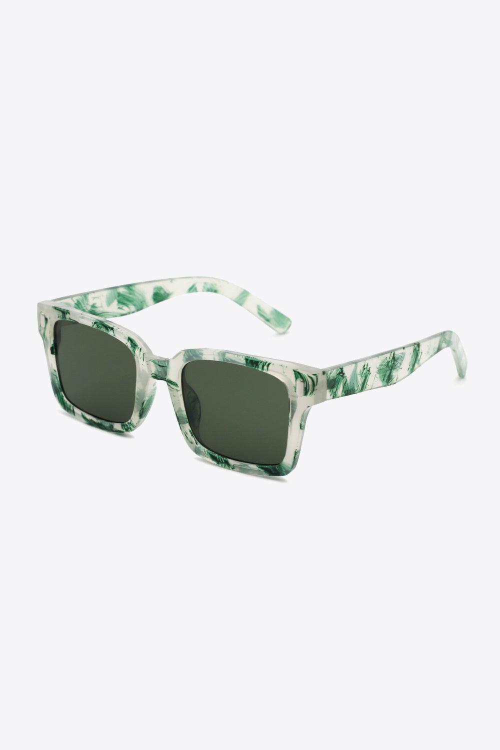 UV400 Polycarbonate Square Sunglasses BLUE ZONE PLANET