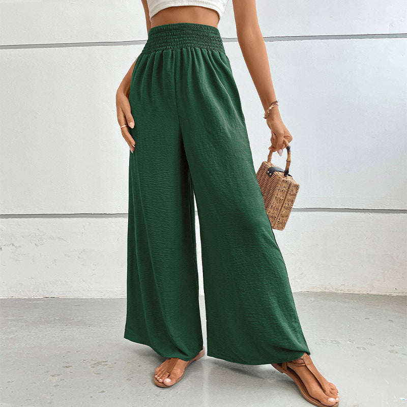 Blue Zone Planet | New solid color flared wide-leg pants BLUE ZONE PLANET
