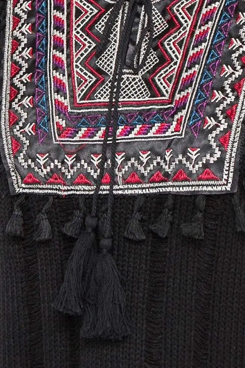 Waffle Knit Sweater Blue Zone Planet