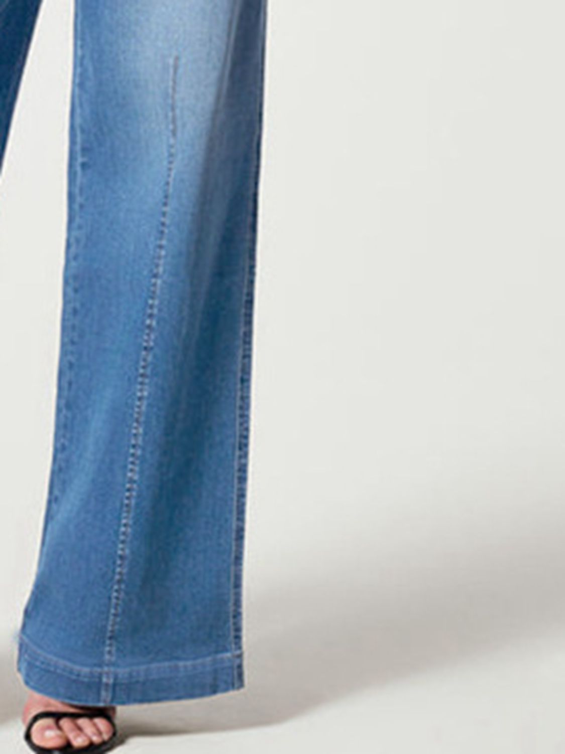 Wide Leg Long Jeans BLUE ZONE PLANET