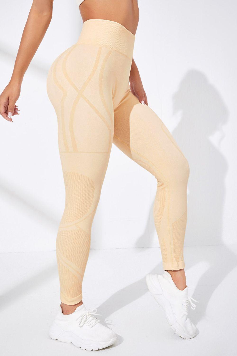 Wide Waistband Long Active Pants BLUE ZONE PLANET