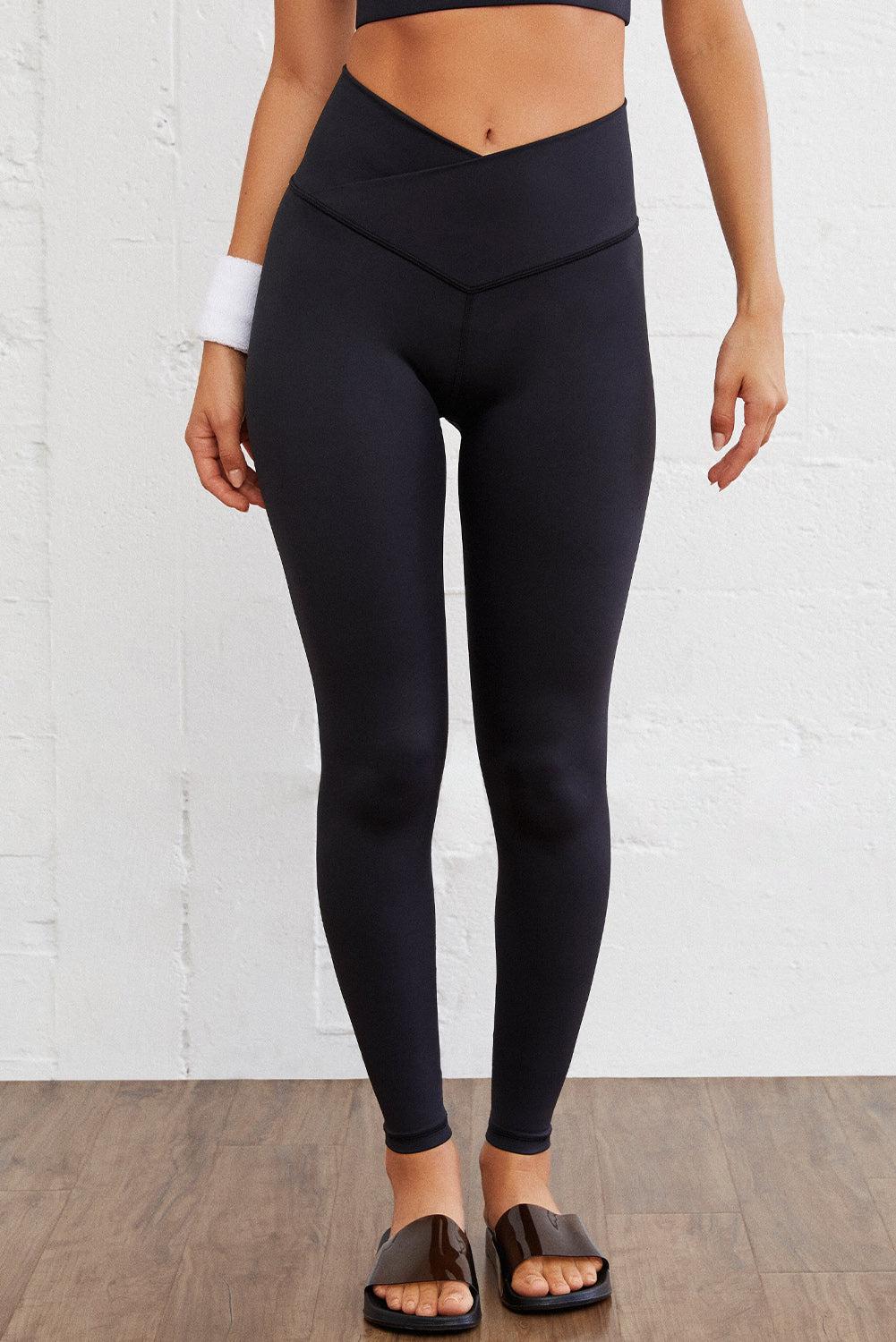 Wide Waistband Slim Fit Sports Pants BLUE ZONE PLANET