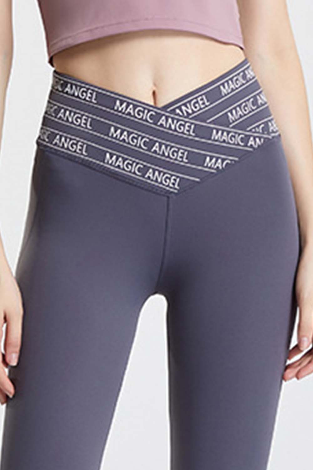 Wide Waistband Sports Pants BLUE ZONE PLANET