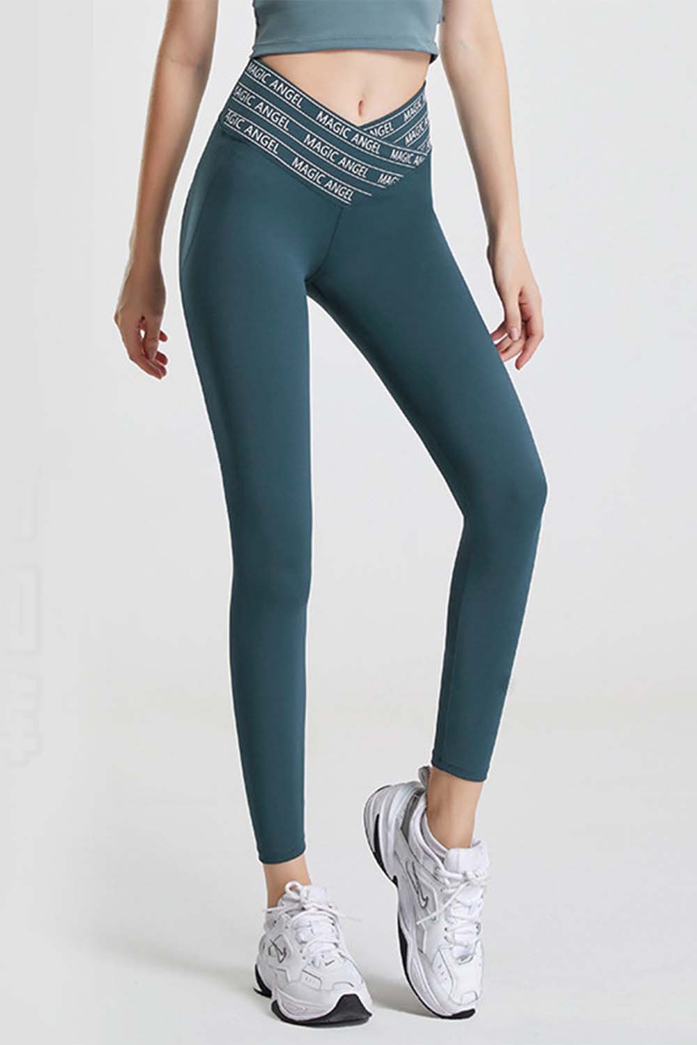Wide Waistband Sports Pants BLUE ZONE PLANET