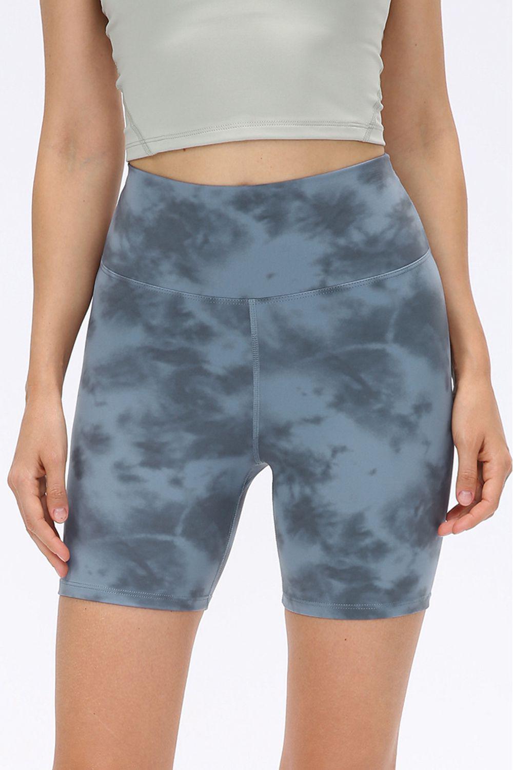 Wide Waistband Sports Shorts BLUE ZONE PLANET