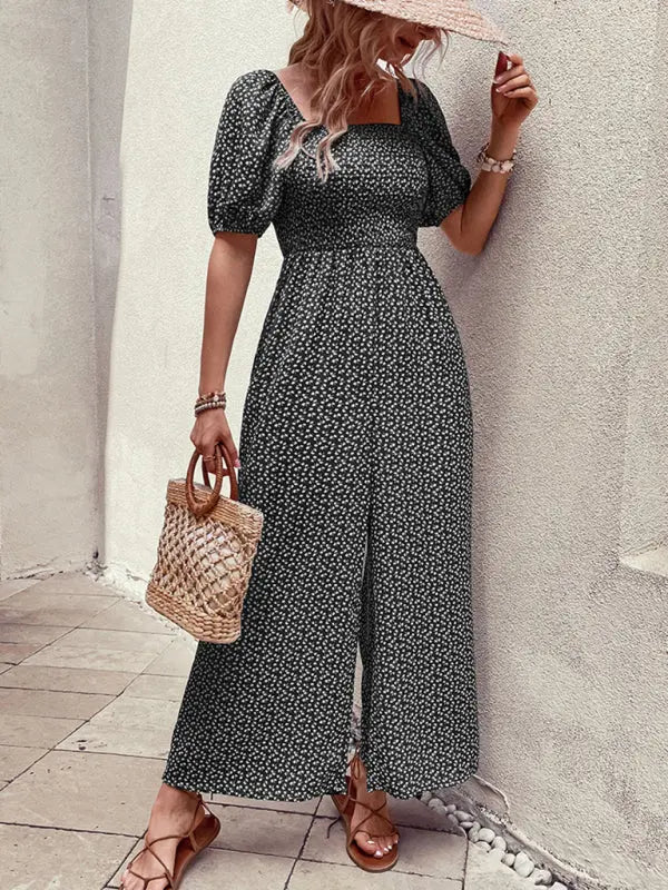 Women's New Fashion Printed Jumpsuit BLUE ZONE PLANET