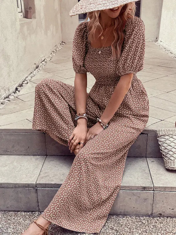 Women's New Fashion Printed Jumpsuit BLUE ZONE PLANET