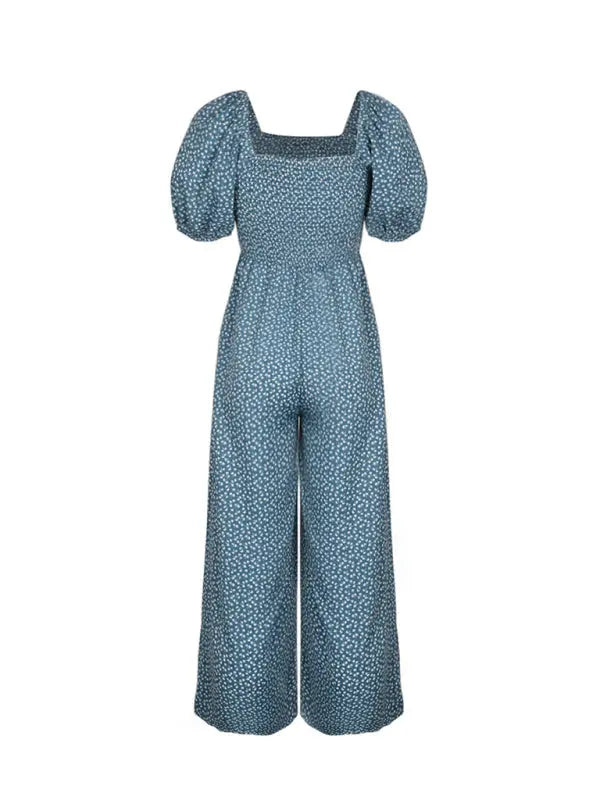 Women's New Fashion Printed Jumpsuit BLUE ZONE PLANET