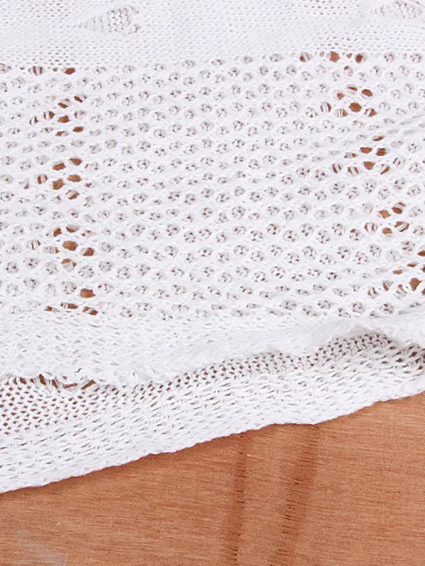 Women's bikini cover-up top wrap chest dress two-piece tie-up tassel beach sunscreen dress kakaclo