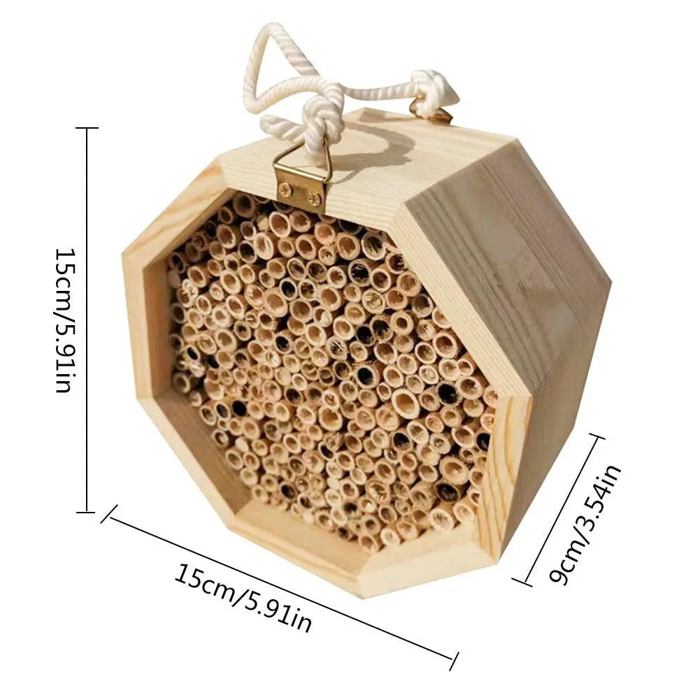 Wooden Bee Breeding Box Combination Blue Zone Planet