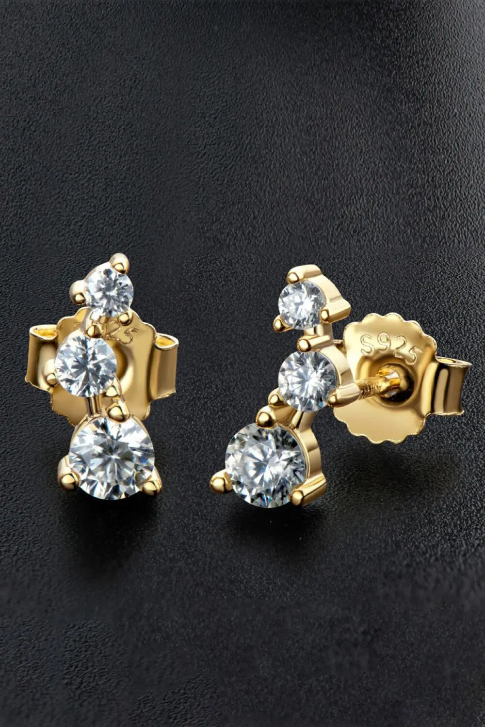 Your Way Moissanite Stud Earrings BLUE ZONE PLANET