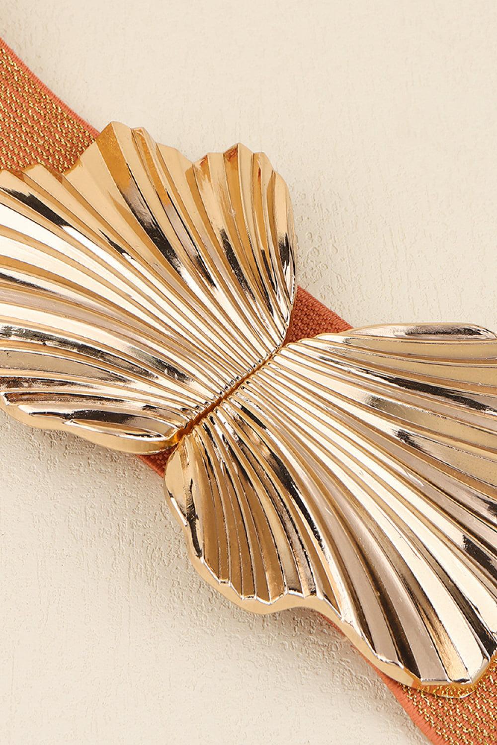 Zinc Alloy Buckle Elastic Belt BLUE ZONE PLANET