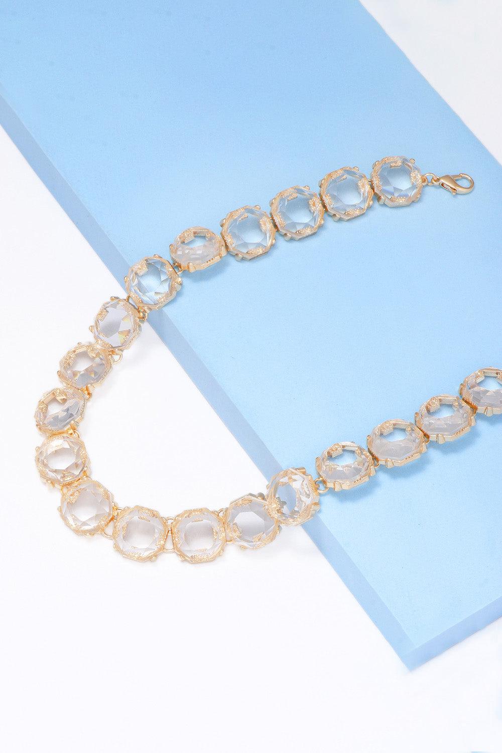 Zinc Alloy Resin Necklace BLUE ZONE PLANET
