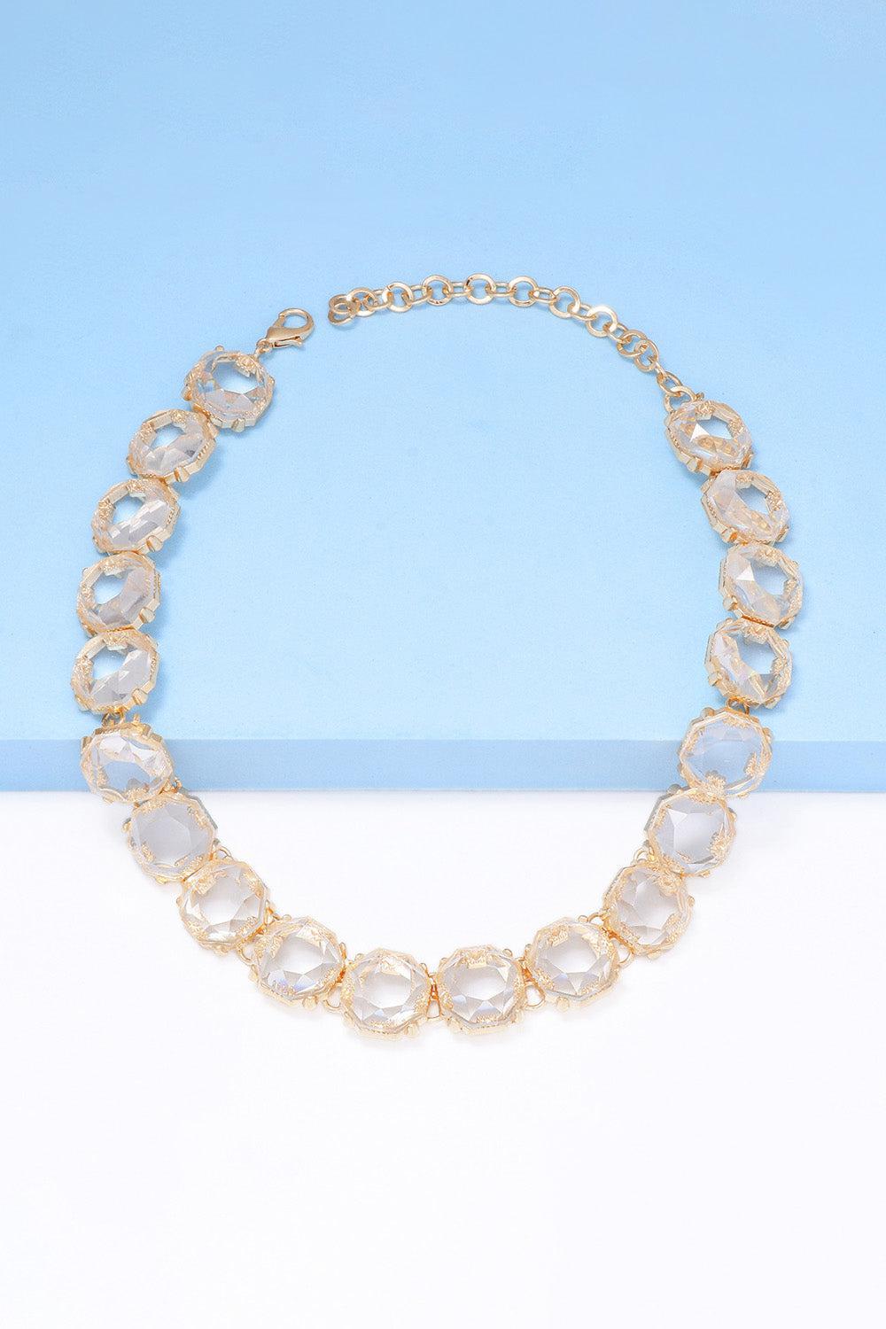 Zinc Alloy Resin Necklace BLUE ZONE PLANET