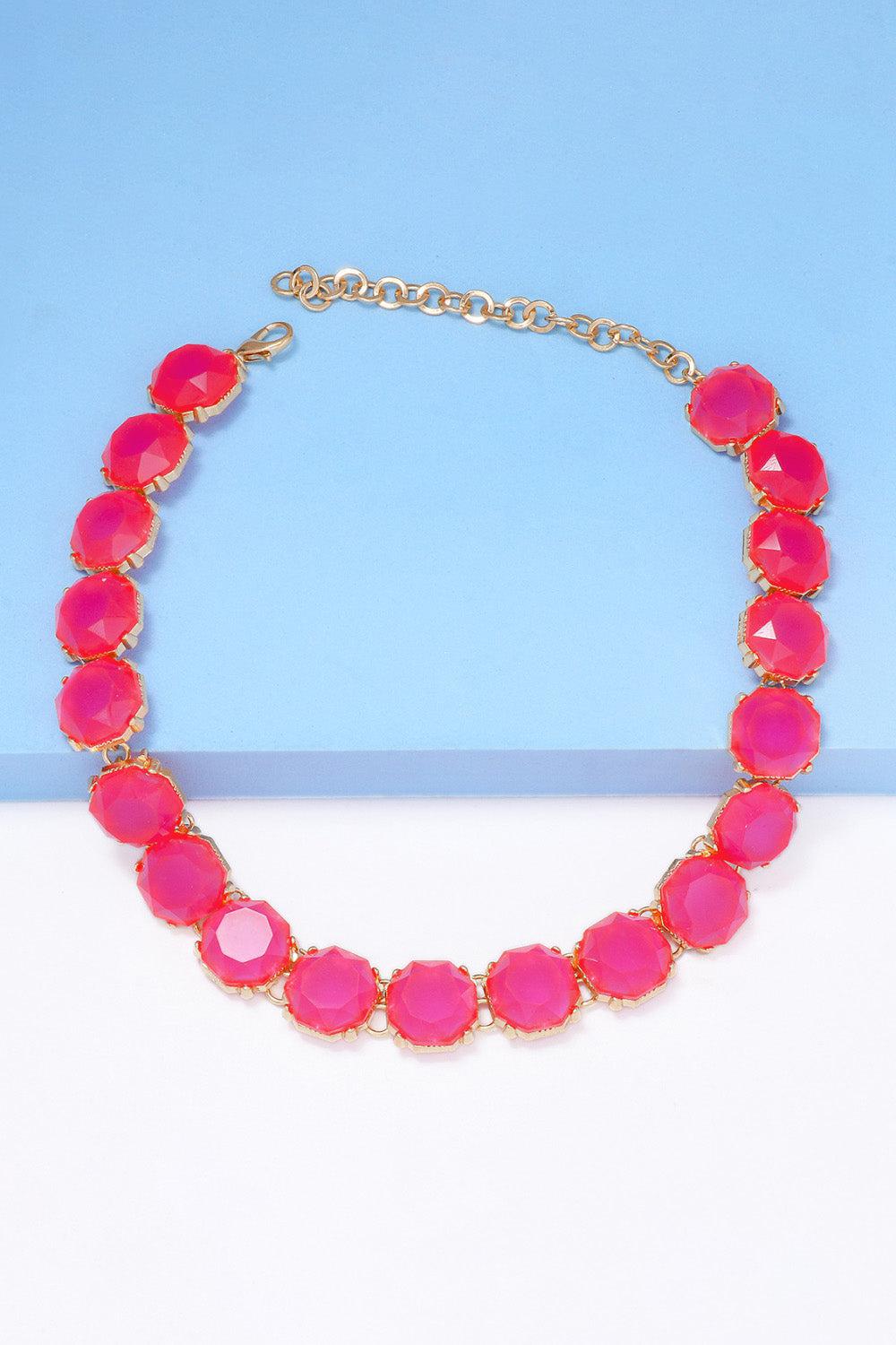 Zinc Alloy Resin Necklace BLUE ZONE PLANET