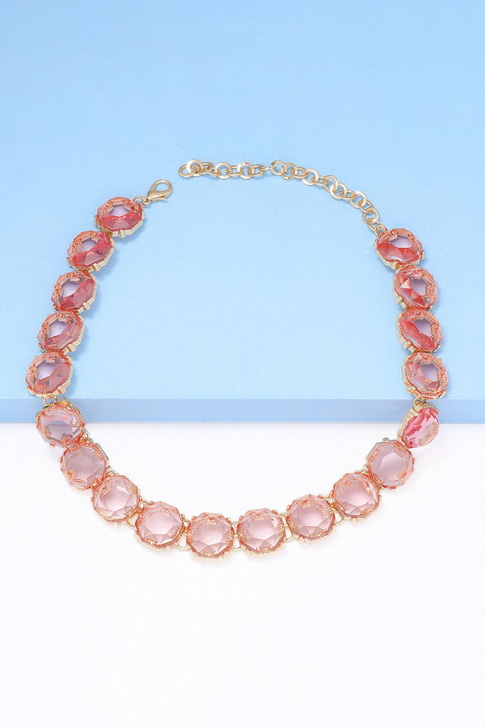Zinc Alloy Resin Necklace BLUE ZONE PLANET