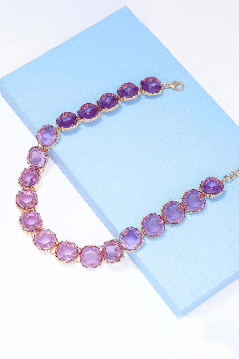 Zinc Alloy Resin Necklace BLUE ZONE PLANET