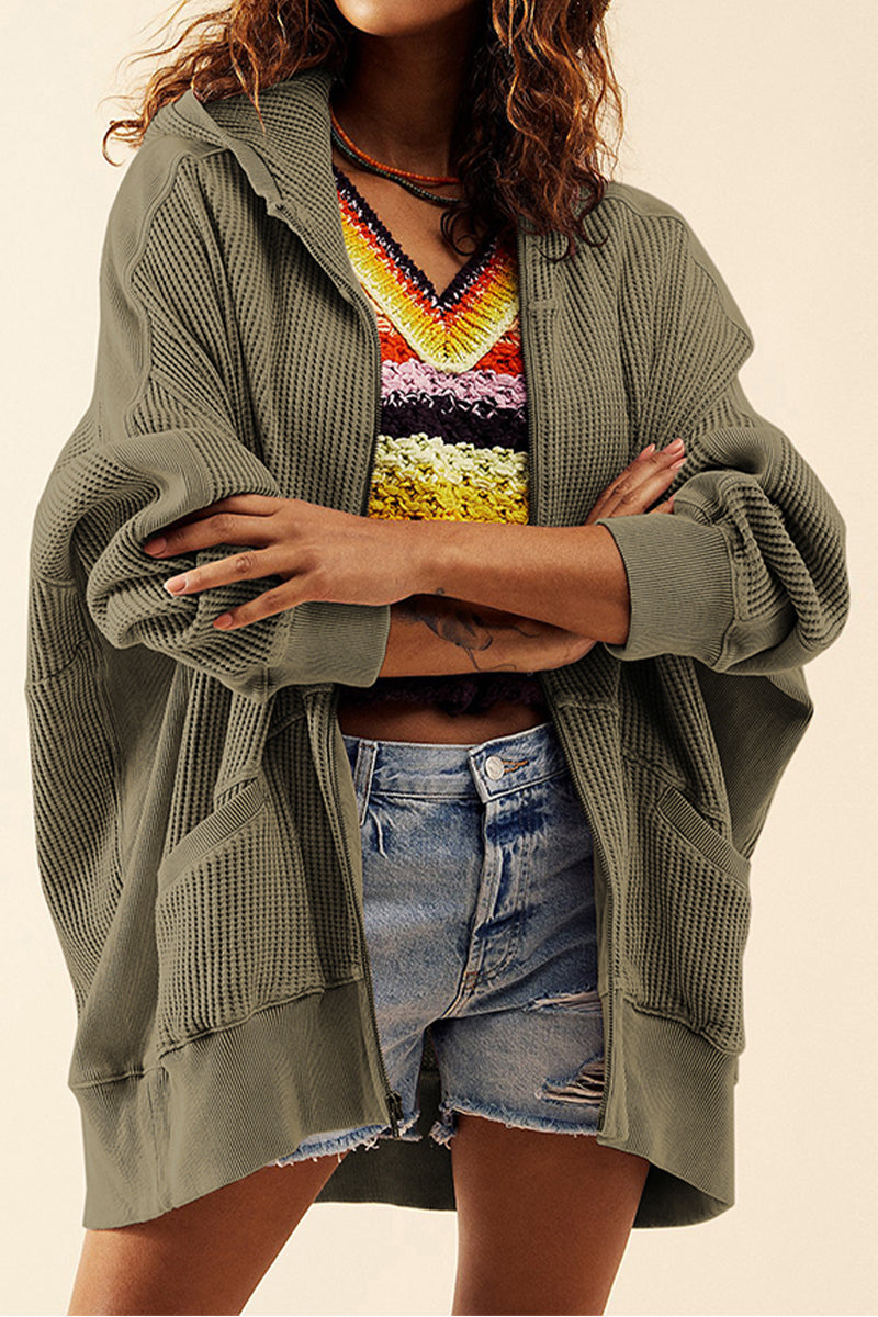 Zip-Up Long Sleeve Jacket BLUE ZONE PLANET