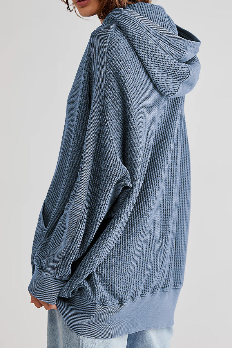 Zip-Up Long Sleeve Jacket BLUE ZONE PLANET