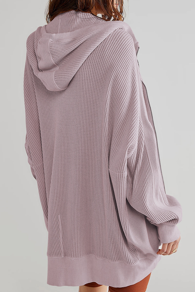 Zip-Up Long Sleeve Jacket BLUE ZONE PLANET