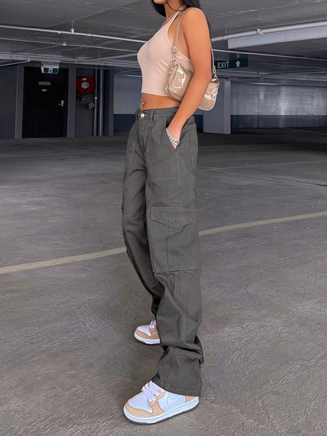 Straight Jeans with Pockets BLUE ZONE PLANET