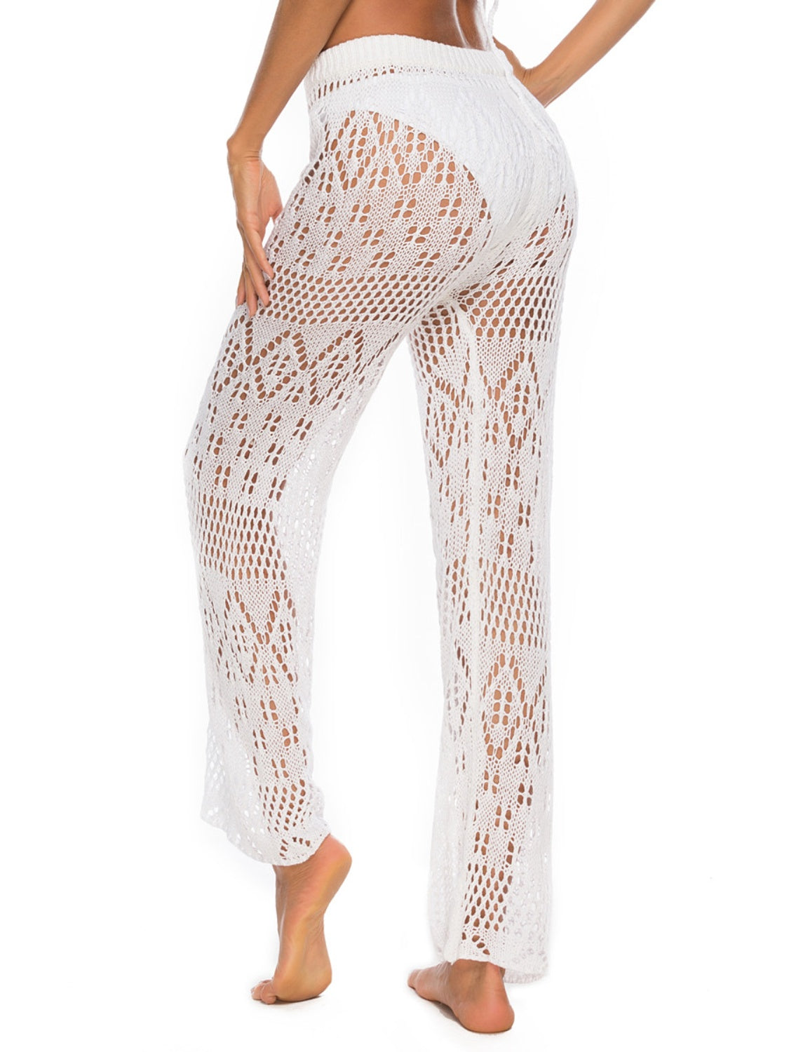 Cutout Straight Swim Pants BLUE ZONE PLANET