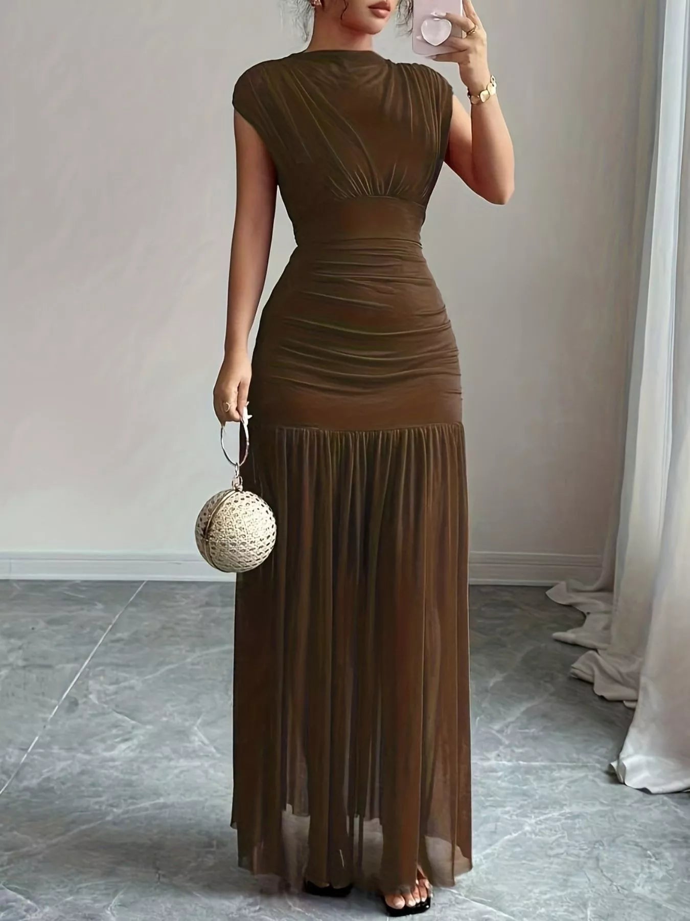 maxi ruched bodycon dress Ruched Bodycon Maxi Dress – Blue Zone Planet