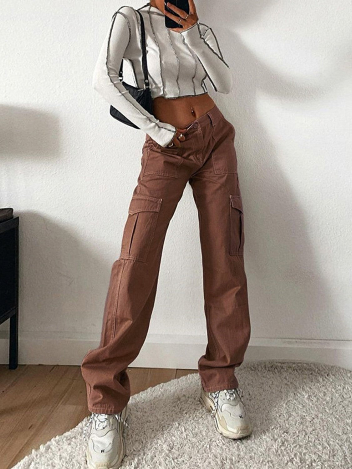 Straight Jeans with Pockets BLUE ZONE PLANET