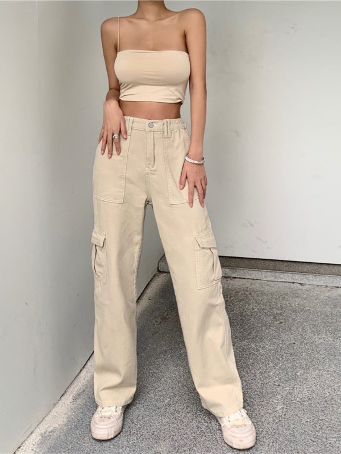 Straight Jeans with Pockets BLUE ZONE PLANET