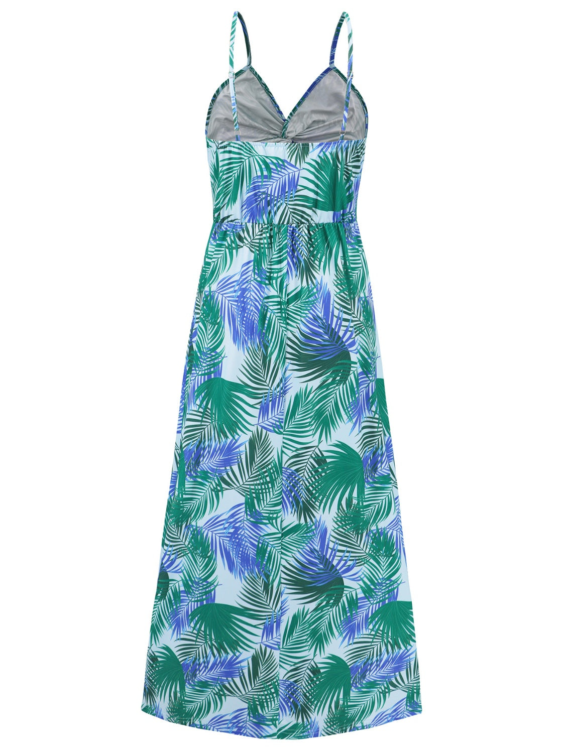 Blue Zone Planet | Twisted Printed V-Neck Cami Dress BLUE ZONE PLANET