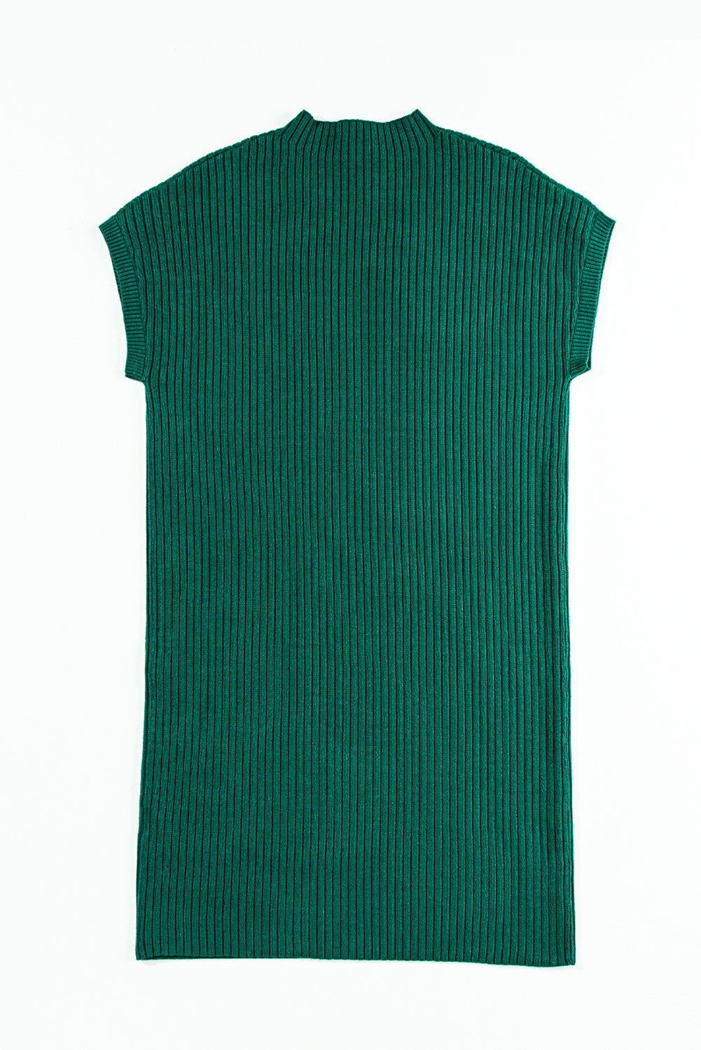 Blue Zone Planet | Oatmeal Patch Pocket Ribbed Knit Short Sleeve Sweater Dress Blue Zone Planet