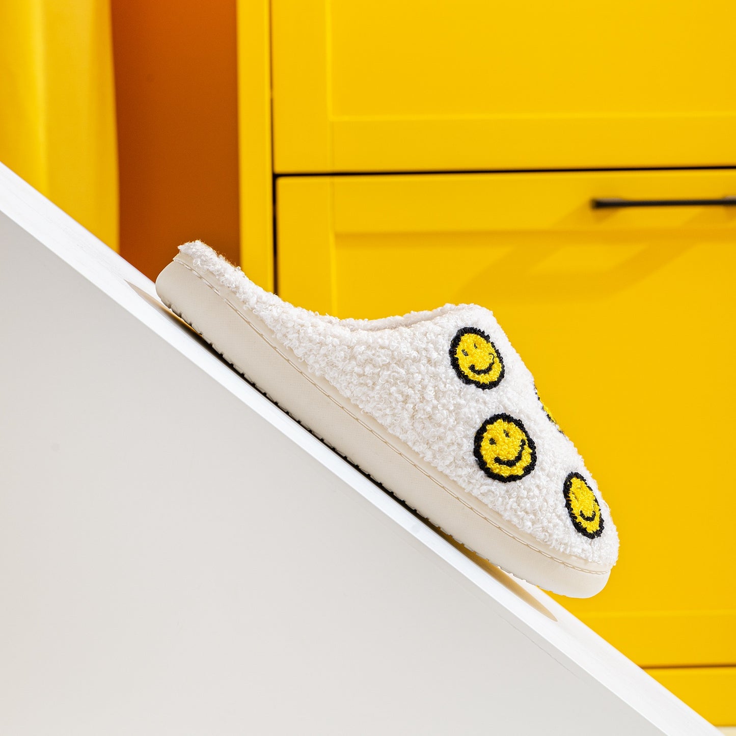 Blue Zone Planet | Melody Smiley Face Slippers BLUE ZONE PLANET