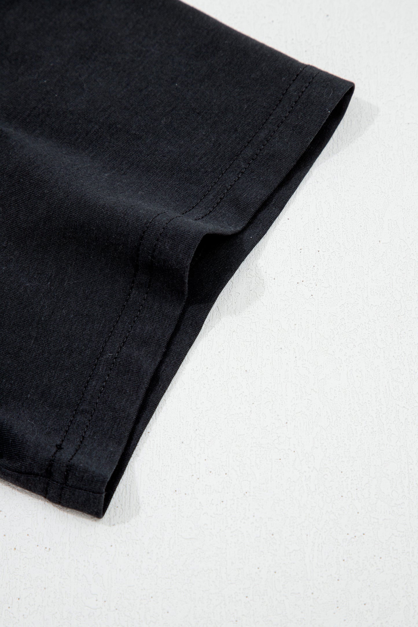 Black Asymmetric Shoulder Detail Short Sleeve Plus Size Maxi Dress