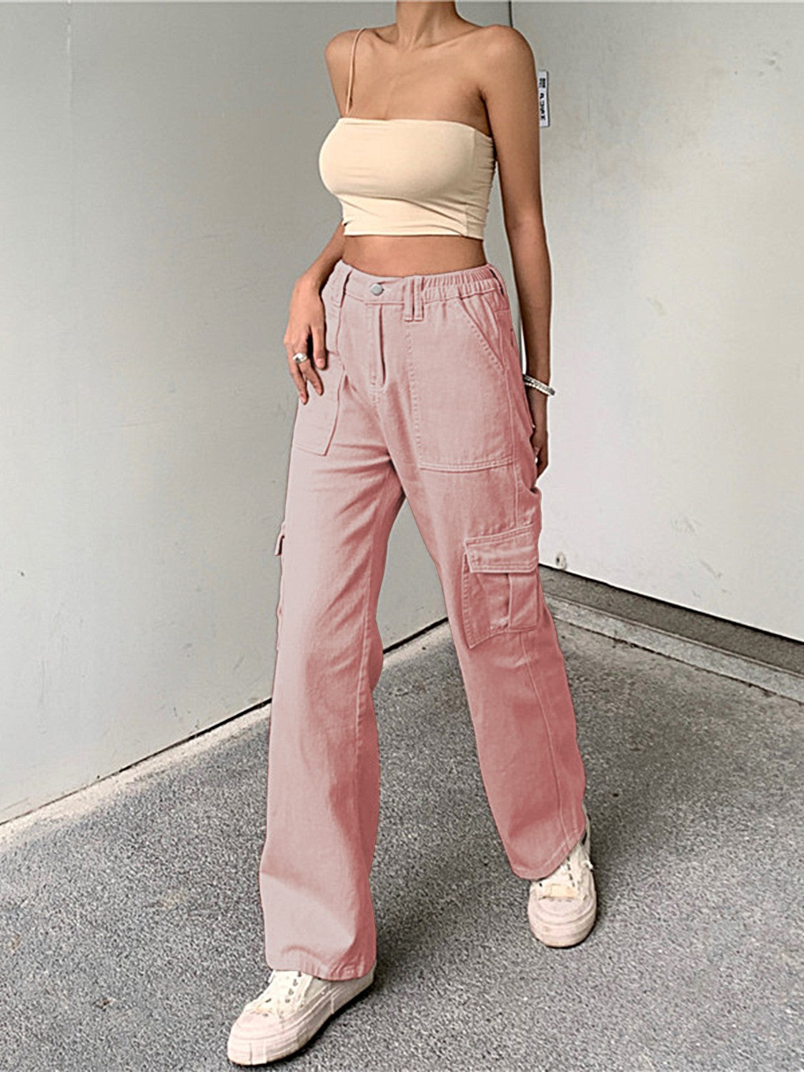Straight Jeans with Pockets BLUE ZONE PLANET