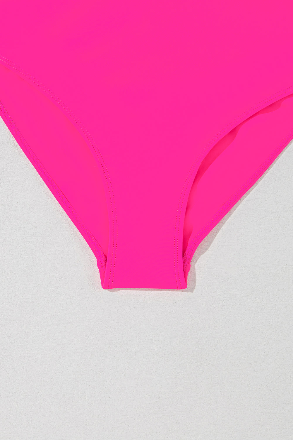 Blue Zone Planet | Rose Red Crisscross Straps Tie Back Flared One Piece Swimsuit Blue Zone Planet