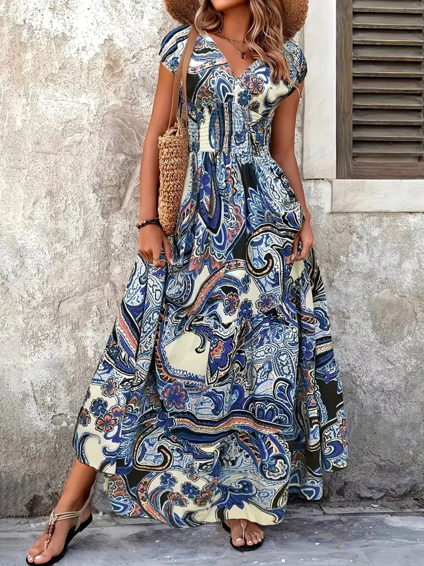 pale blue maxi dress Light Blue Tiered Maxi Dress | Trendy Women's Dresses