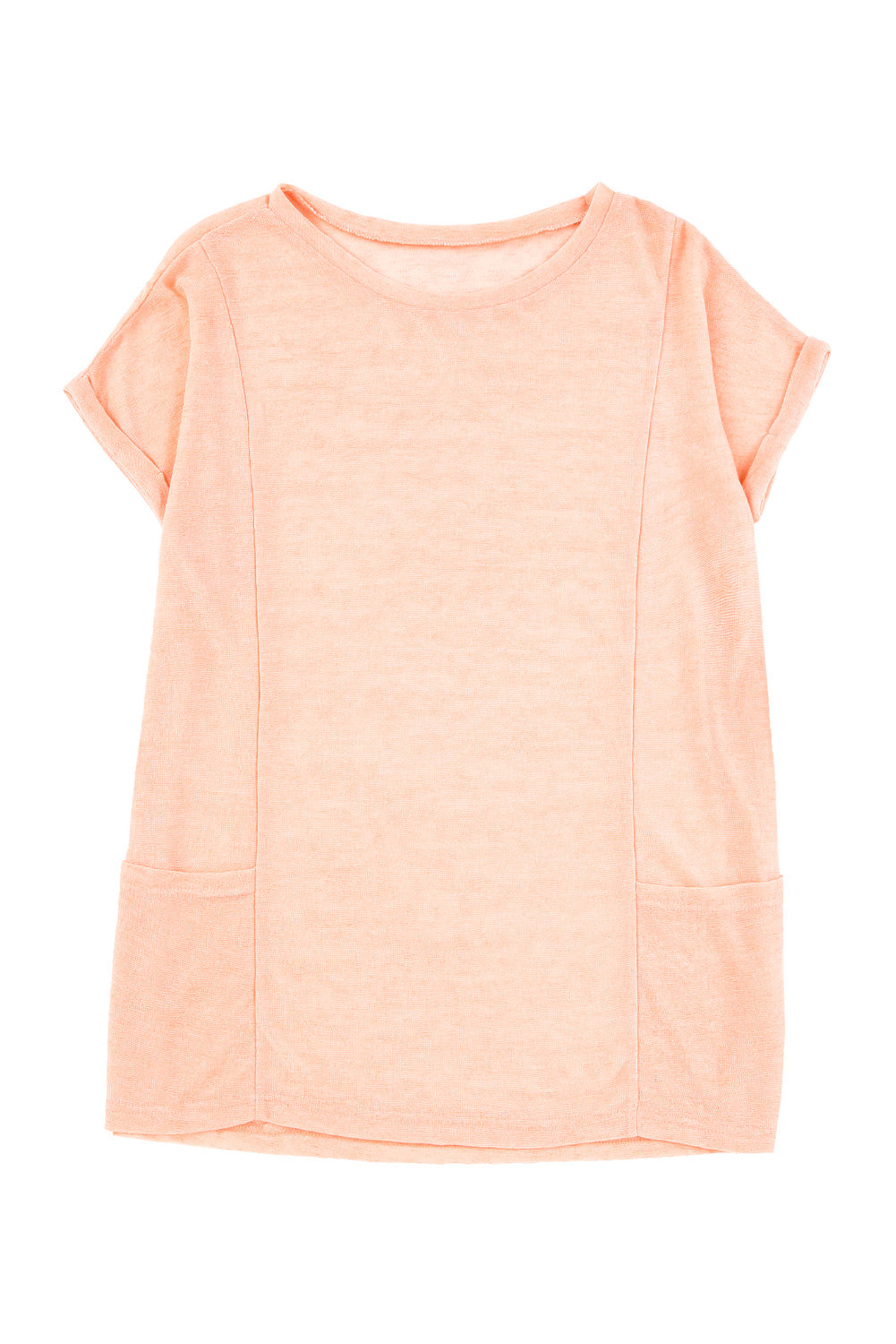 Blue Zone Planet | Pink Loose Fit Pockets Short Sleeve Beach Cover Up Blue Zone Planet