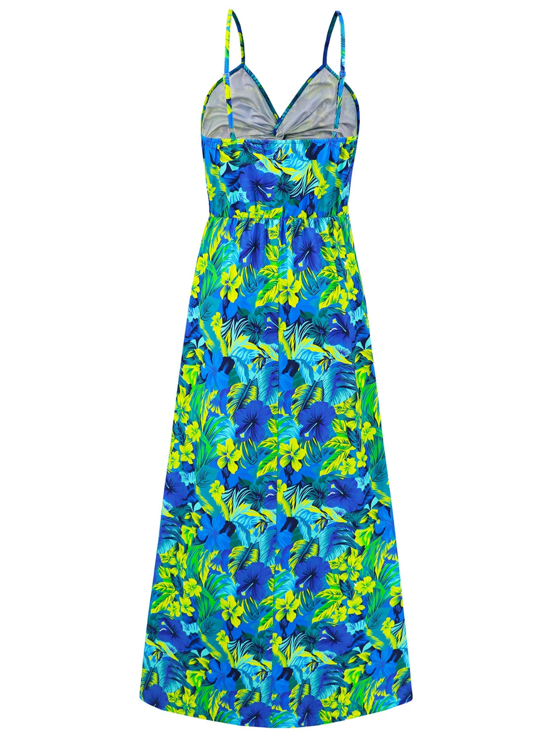 Blue Zone Planet | Twisted Printed V-Neck Cami Dress BLUE ZONE PLANET