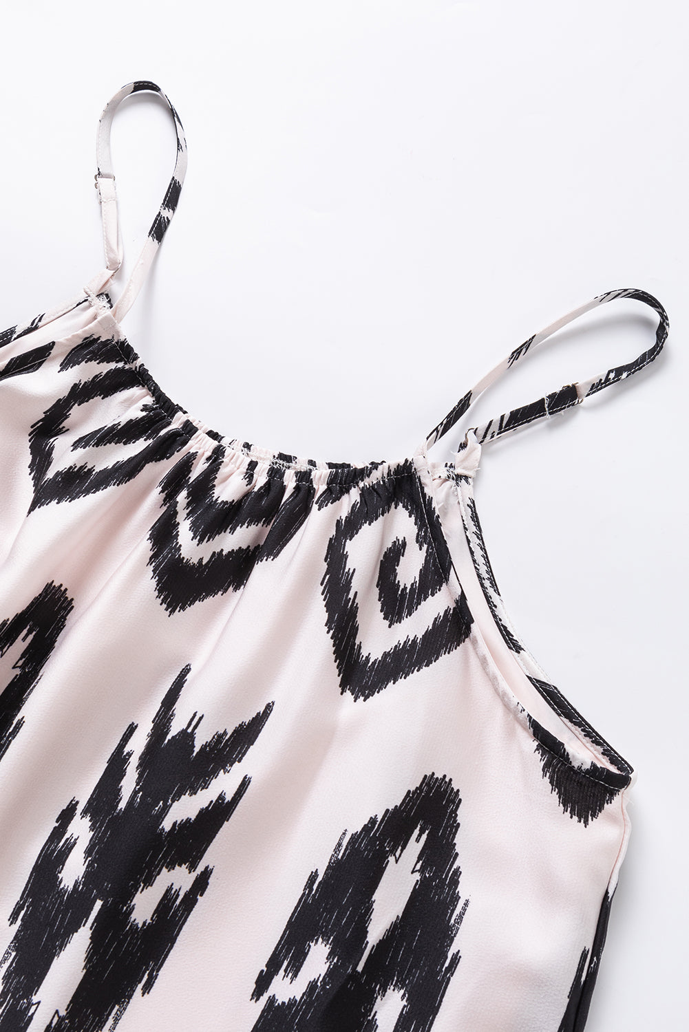 Blue Zone Planet | Printed Spaghetti Strap Cami Dress BLUE ZONE PLANET
