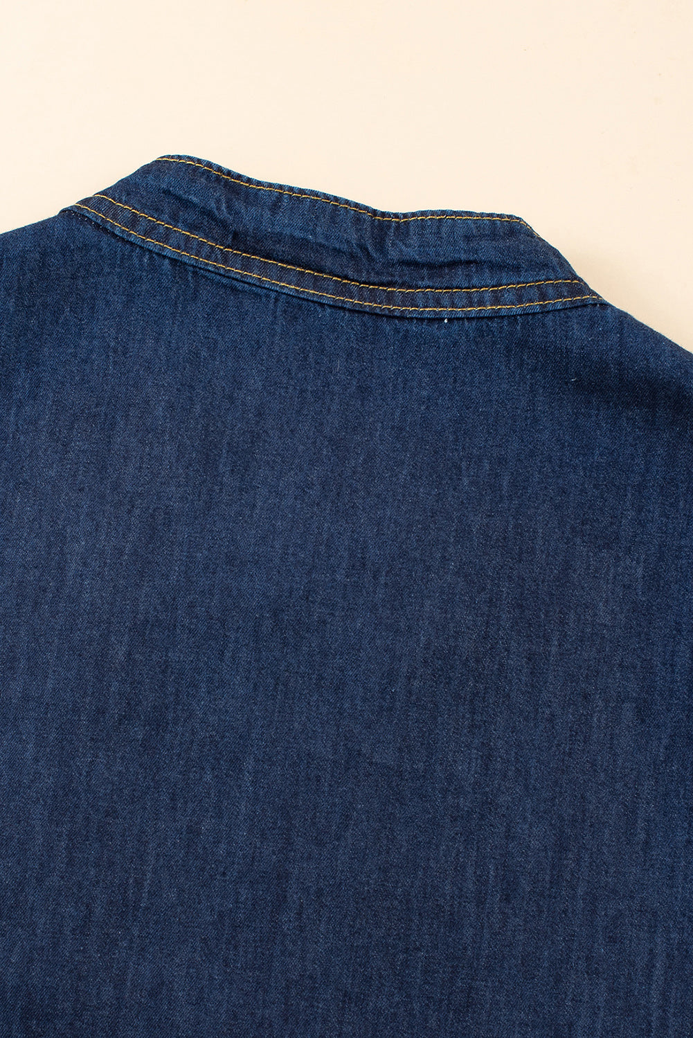 Real Teal Sleeveless Tiered Chambray Maxi Dress Blue Zone Planet