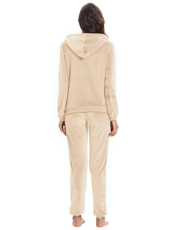 / Comfortable And Stylishwomen'S Velvet Suit BLUE ZONE PLANET