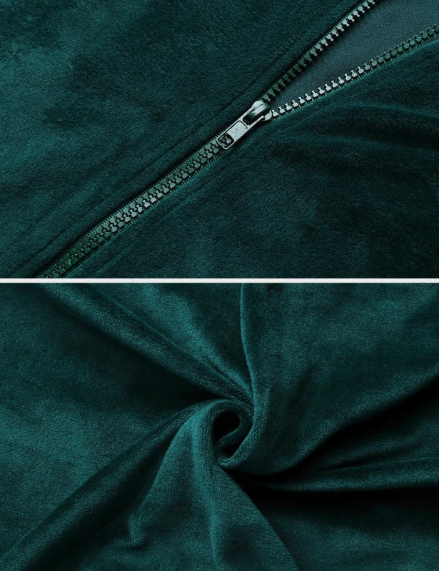 / Comfortable And Stylishwomen'S Velvet Suit BLUE ZONE PLANET