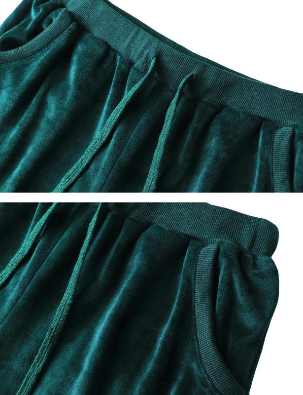 / Comfortable And Stylishwomen'S Velvet Suit BLUE ZONE PLANET