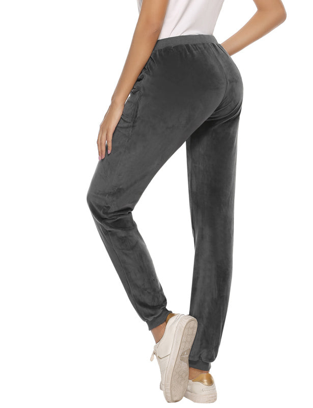 / Comfortable And Stylishwomen'S Velvet Suit BLUE ZONE PLANET