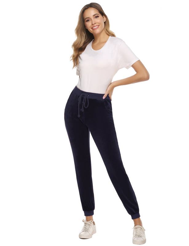 / Comfortable And Stylishwomen'S Velvet Suit BLUE ZONE PLANET