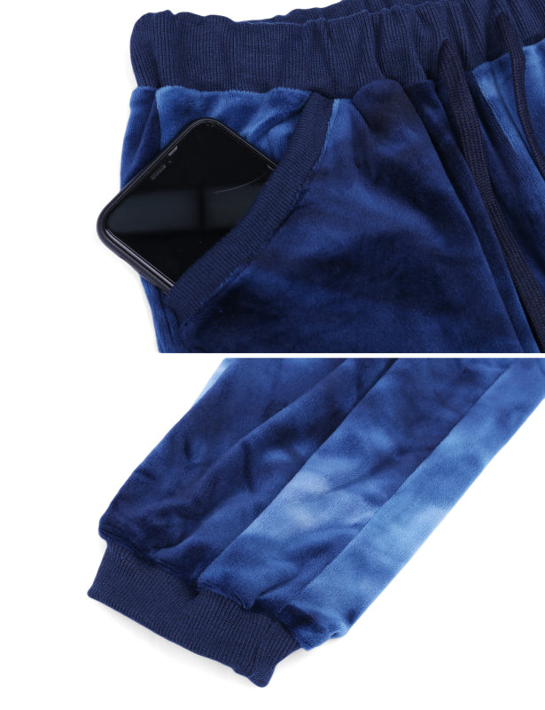 / Comfortable And Stylishwomen'S Velvet Suit BLUE ZONE PLANET